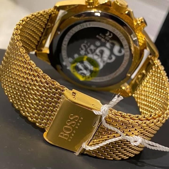 HB1513703 - Hugo Boss Men’s Ocean Gold Steel Watch - Picture 10 of 11